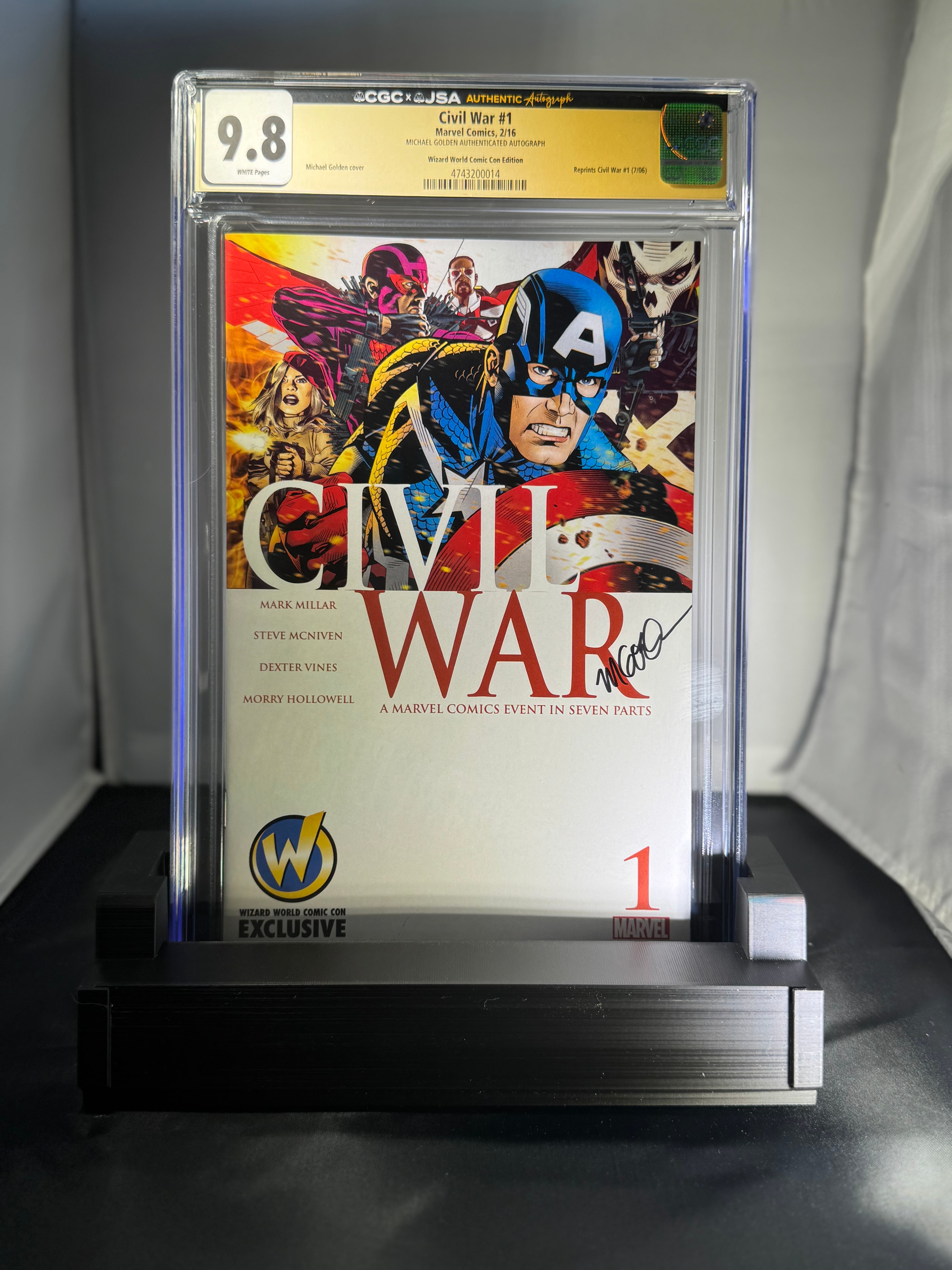 CGC 9.8 Civil War #1
