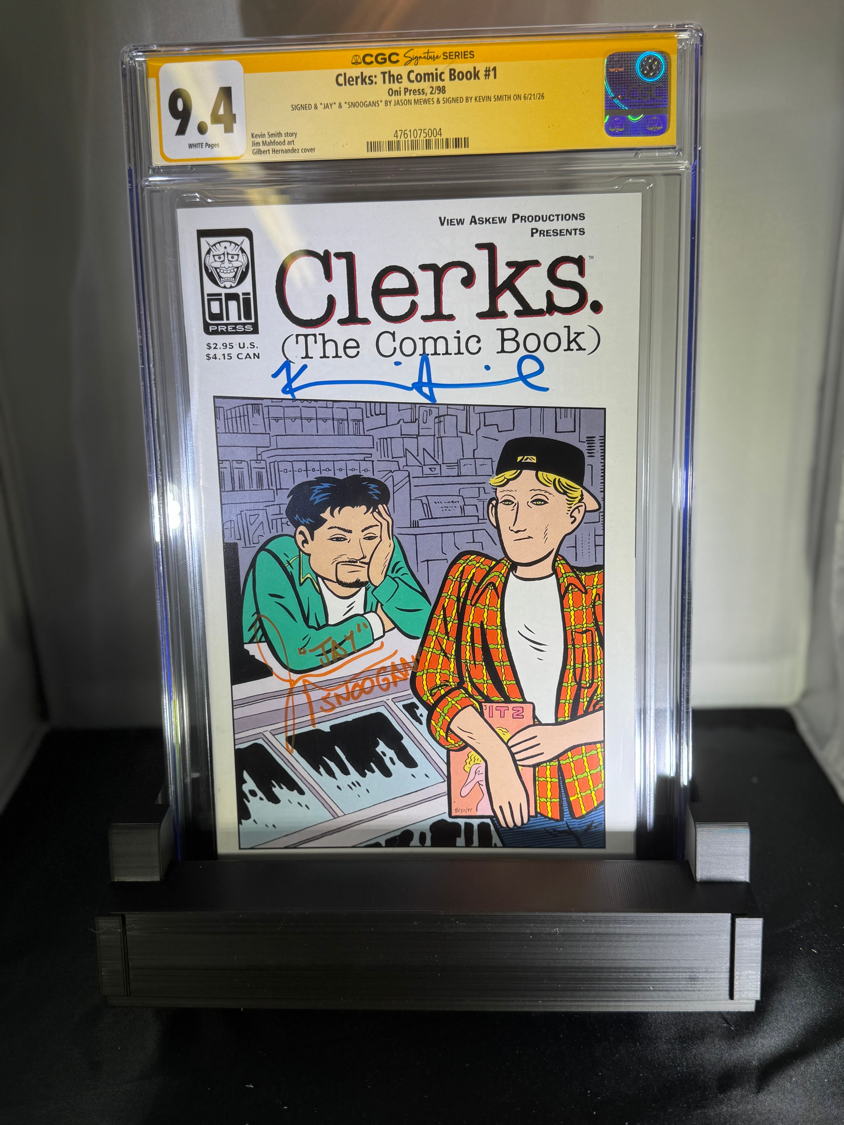 CGC 9.4 SS Clerks #1