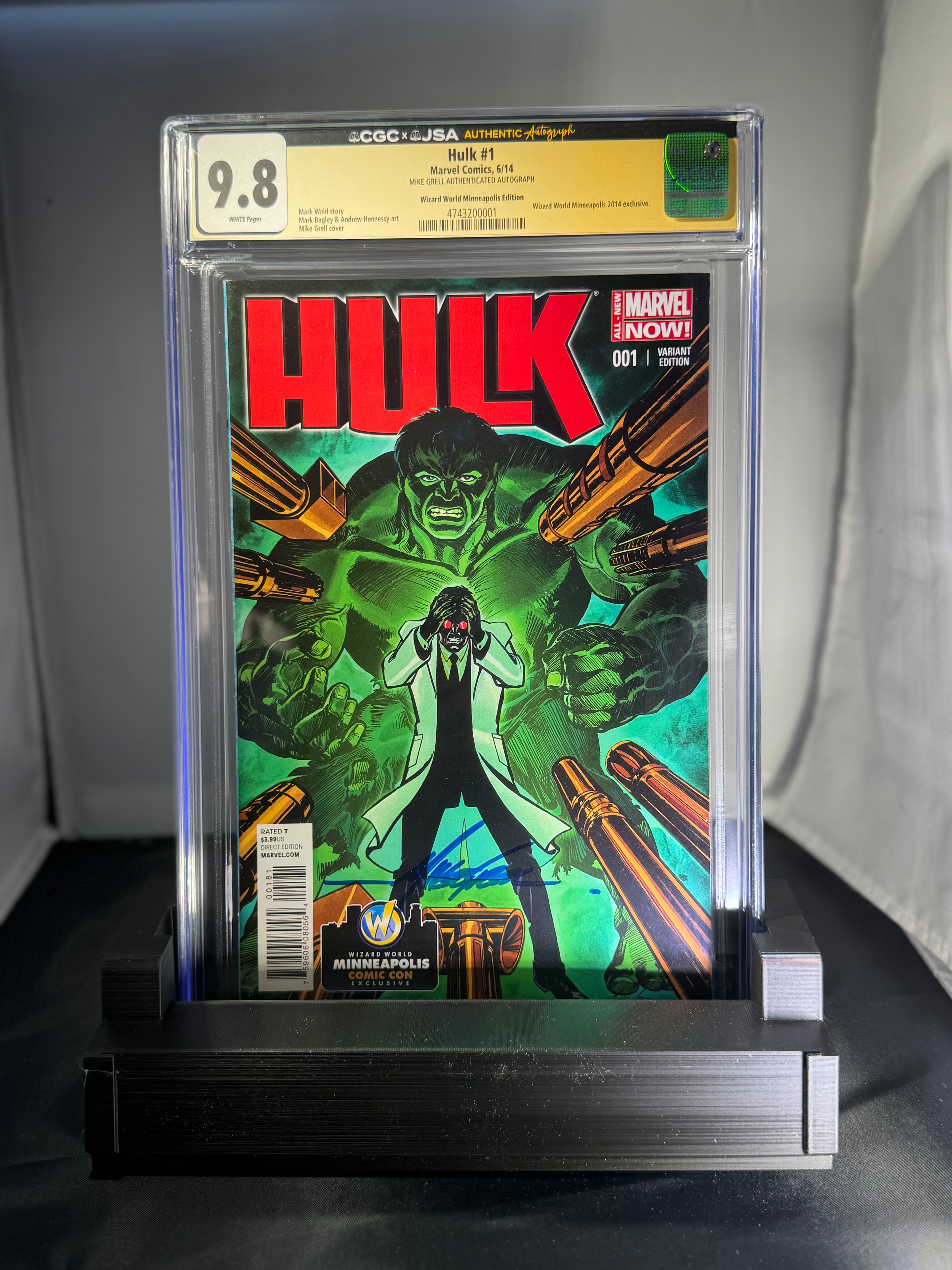 CGC 9.8 JSA Hulk #1