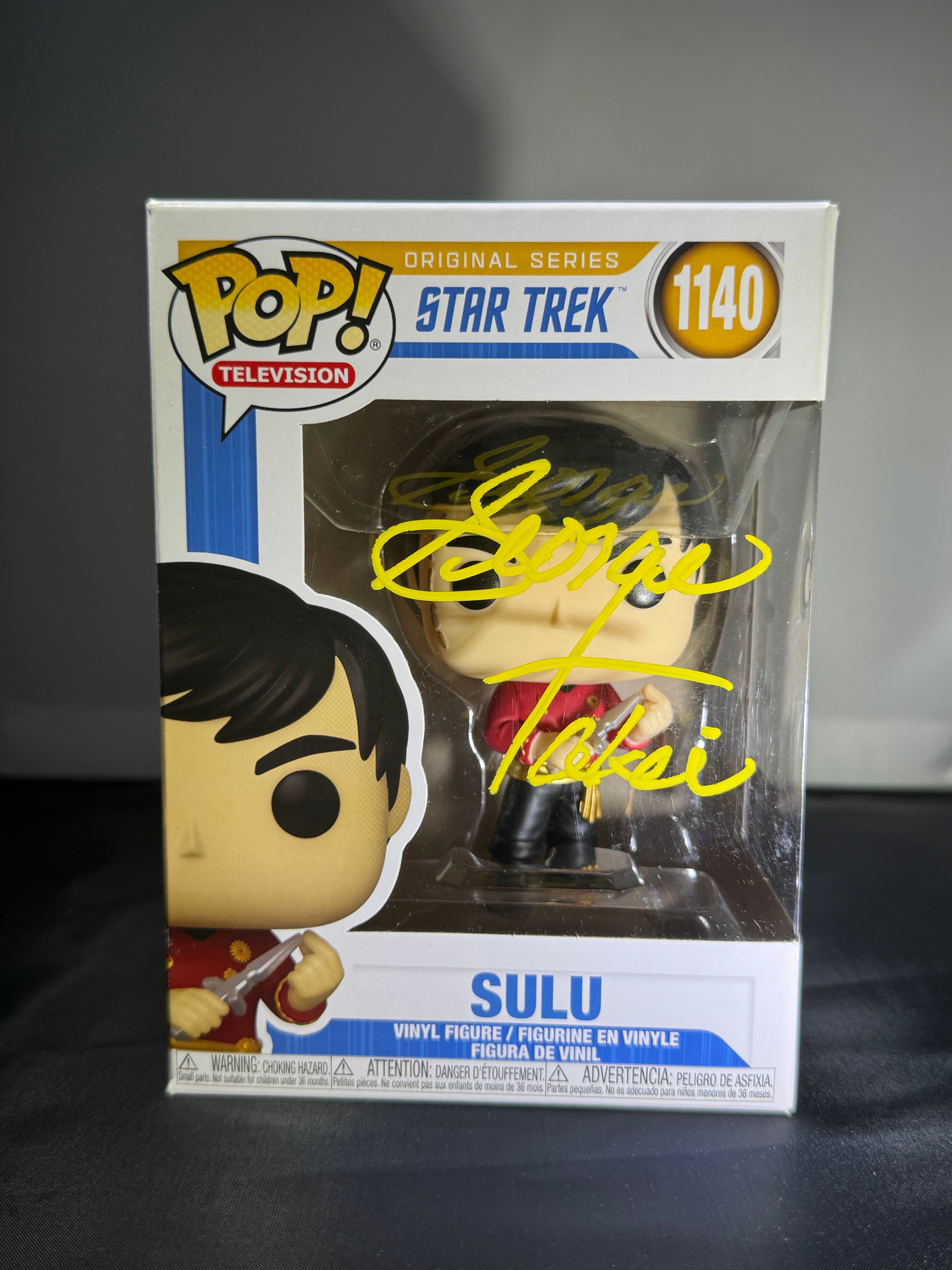 Funko Pop Sulu #1140 — George Takei Signed with Authentication